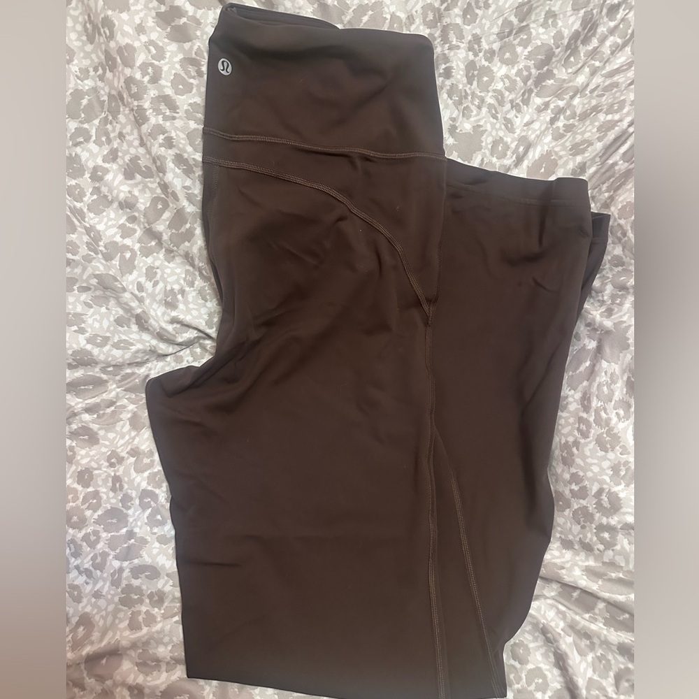 Lululemon Flare Brown Leggings